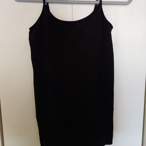 simple black tank top